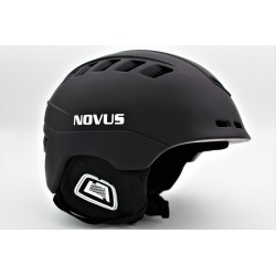 Κράνος NOVUS Μαύρο για πατίνια με προστασία